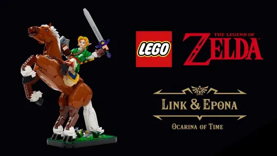 除咗電子產品,LEGO 亦都加入咗慶祝行列,公佈咗以主角林克(Link)同愛馬伊波娜(Epona)為主題嘅積木組合。