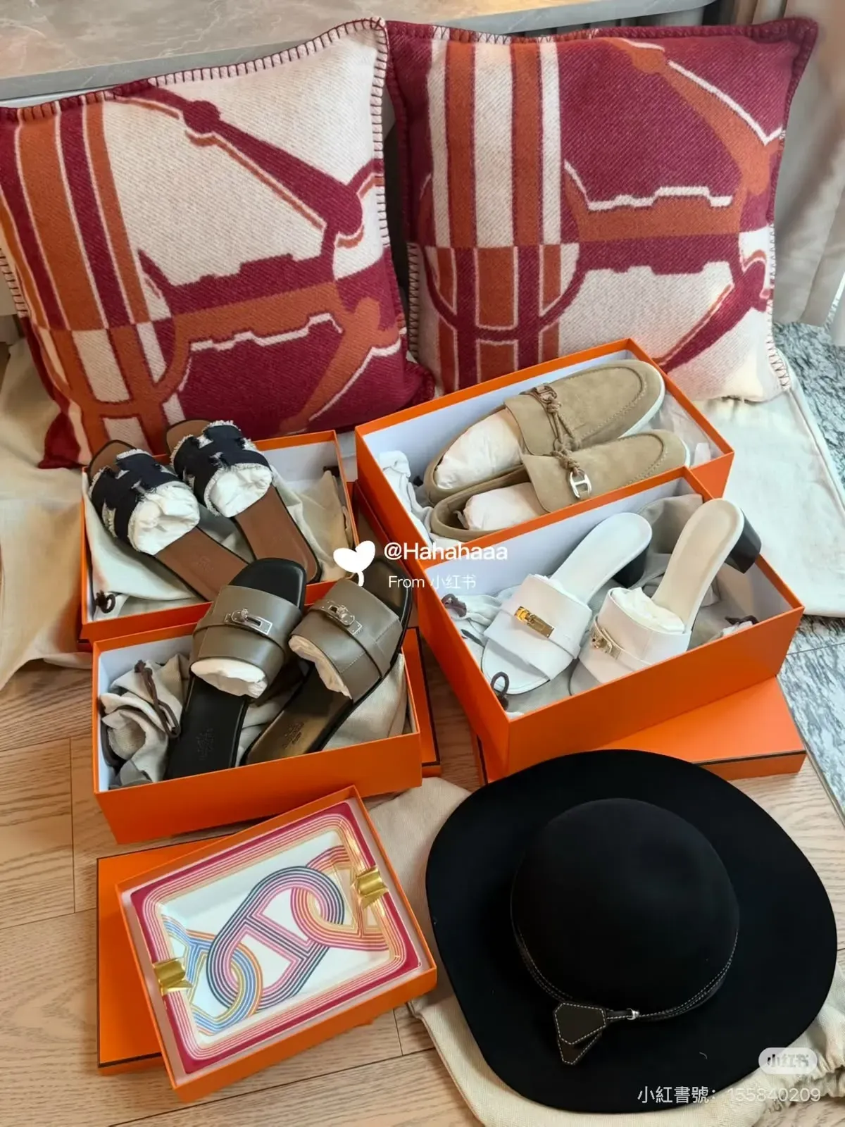 網民分享&nbsp;Hermès Private Sale 2026&nbsp;香港場戰利品，部分鞋履折扣約七折，並非全部半價。