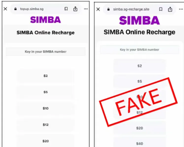 根據警方披露，呢啲假網站設計得同 SIMBA 官方頁面非常相似，令用戶難以分辨。