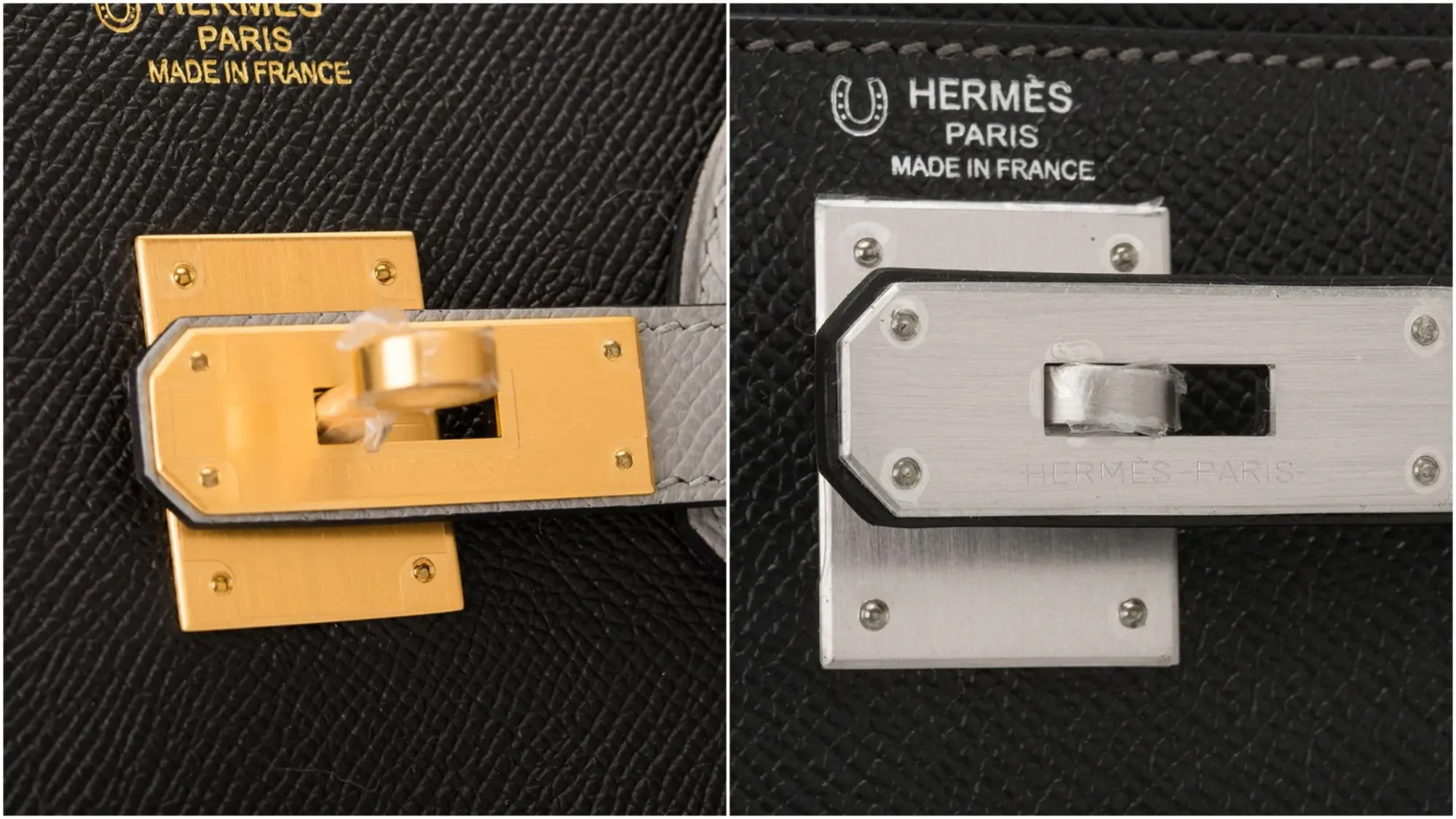 Hardware 配搭會改變 Hermès 手袋整體風格。Gold Hardware 感覺較經典溫暖,而 Palladium Hardware 則呈現較現代低調嘅效果。
