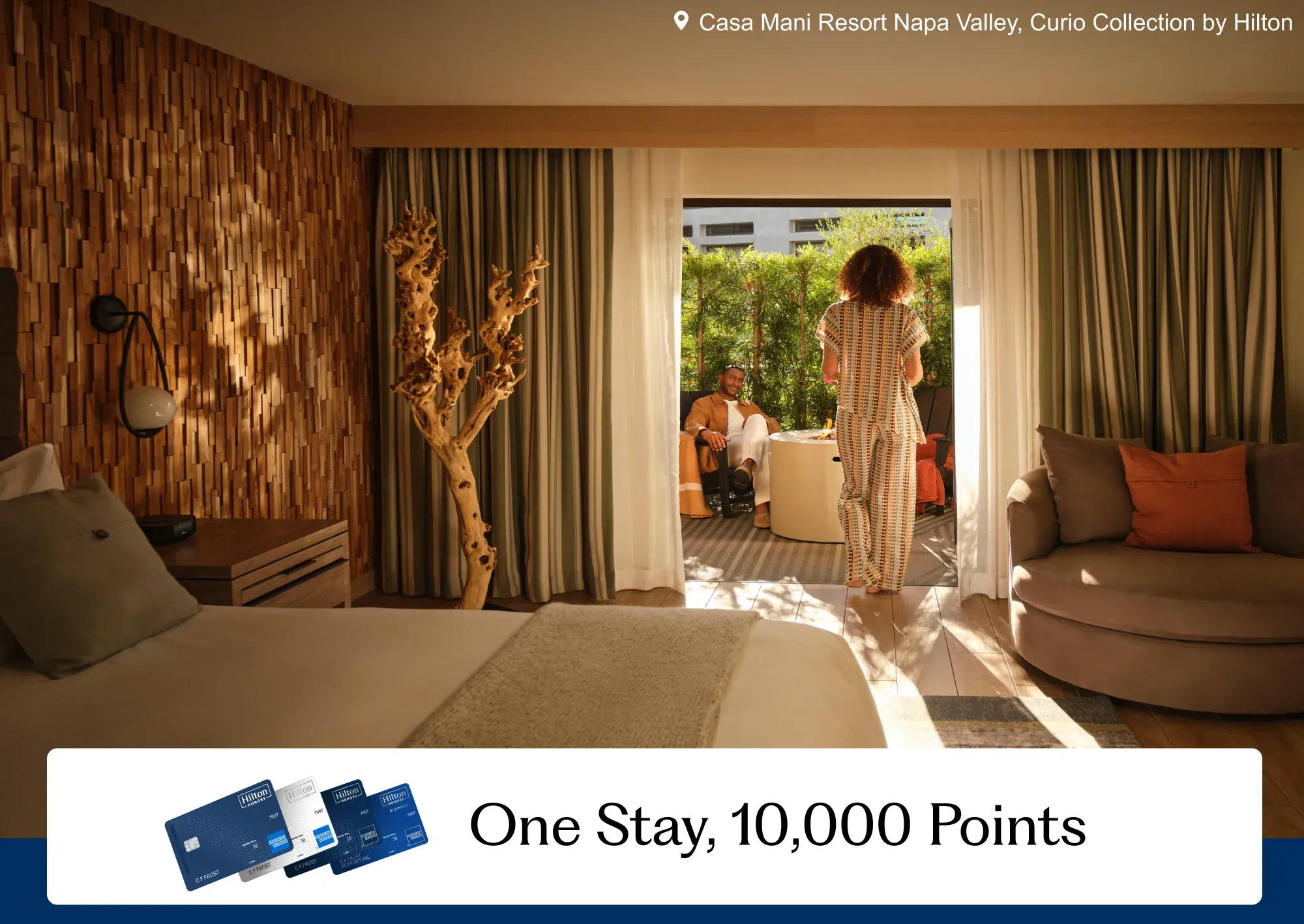 今次 Hilton 出咗一個特定對象嘅促銷：Hilton Honors American Express 信用卡持有人可以透過特定條件，賺取額外 10,000 點 Hilton Honors 積分。