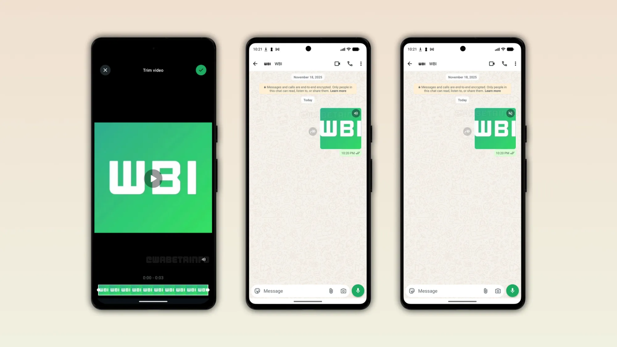WABetaInfo 指出,WhatsApp 嘅開發團隊目前正研究全新嘅「聲音貼圖」。呢類貼圖喺對話中嘅外觀同一般貼圖一樣,但重點係會附帶聲效。