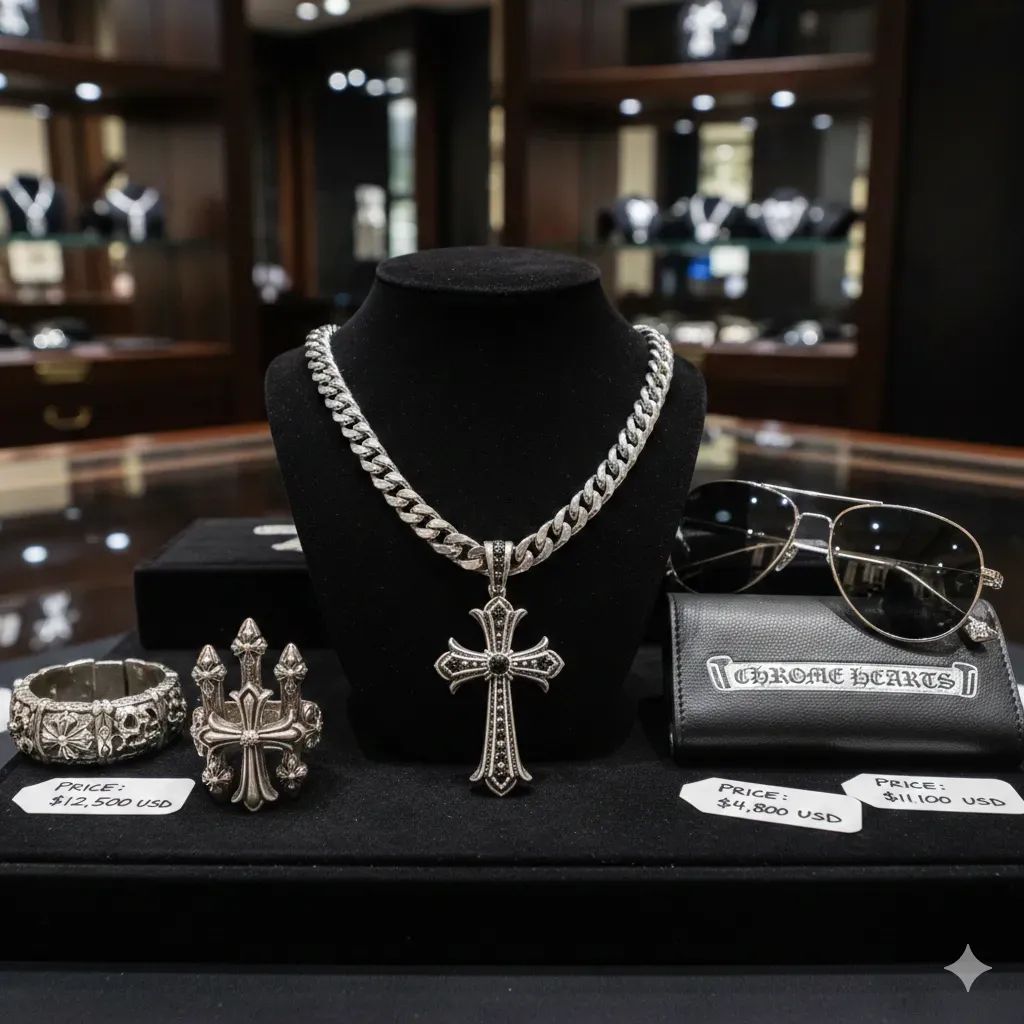 10萬起跳 Chrome Hearts 銀器拍賣成交價，點解可以比估價高 40 倍？設計圖片