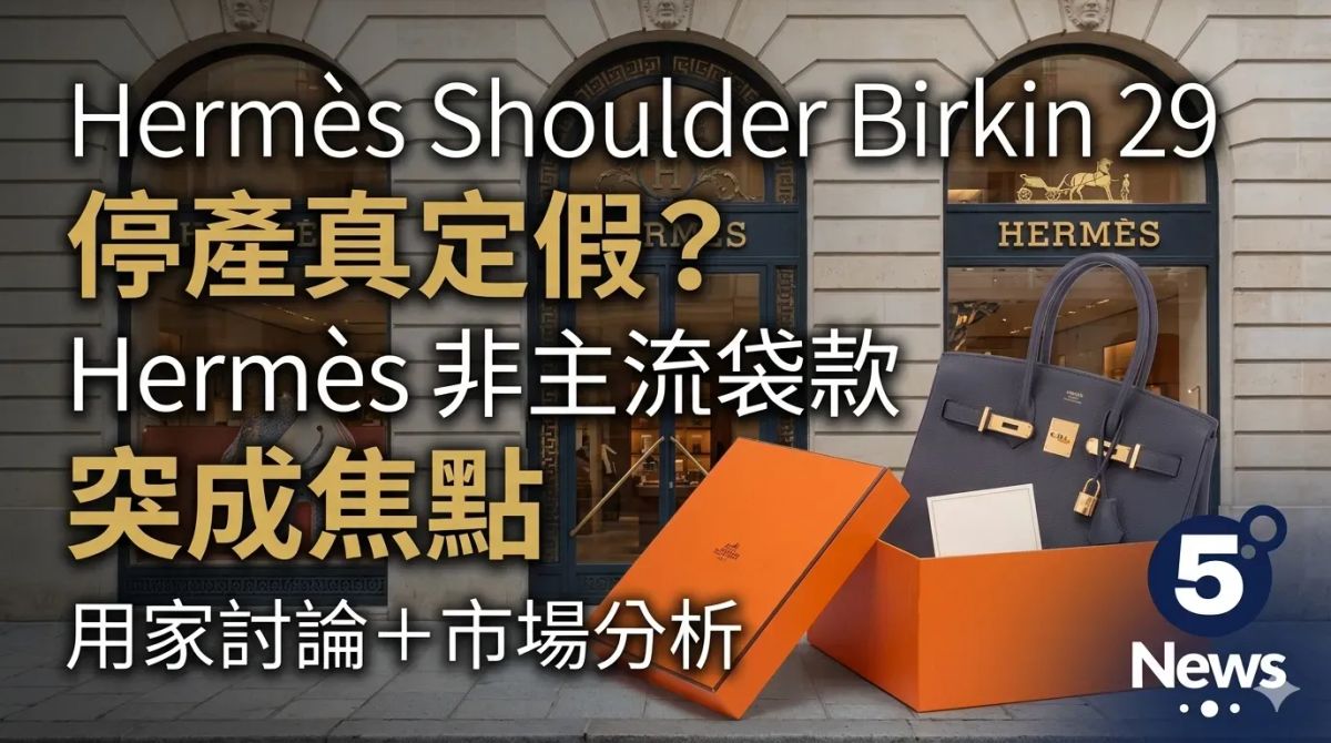 Hermès｜ Shoulder Birkin 29 停產真定假？Hermès 非主流袋款突成焦點 用家討論＋市場分析