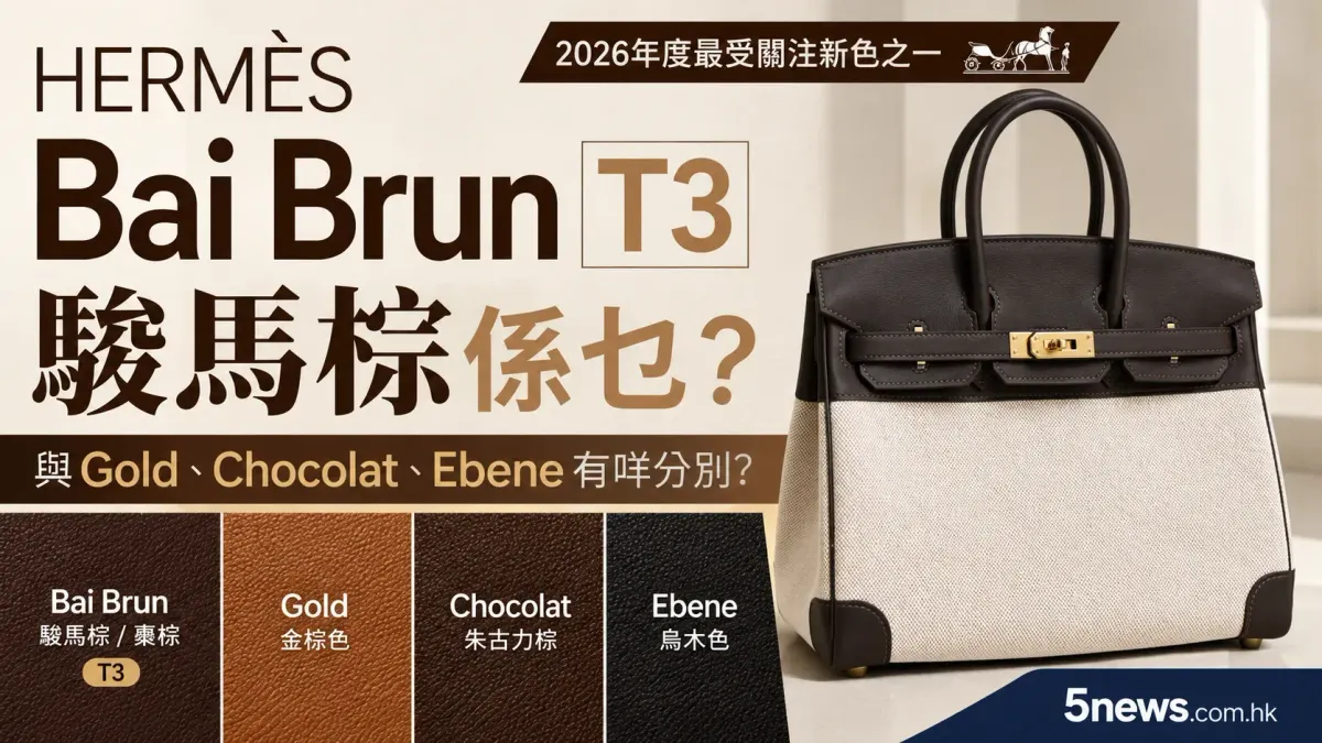 Hermès｜Bai Brun T3 駿馬棕係乜？與Gold、Chocolat、Ebene有咩分別？