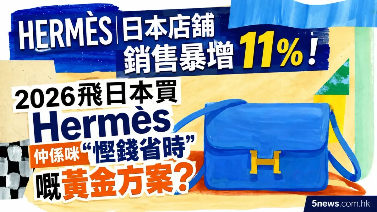 Hermès｜日本店舖銷售暴增11%！2026飛日本買Hermès仲係咪「慳錢省時」嘅黃金方案？