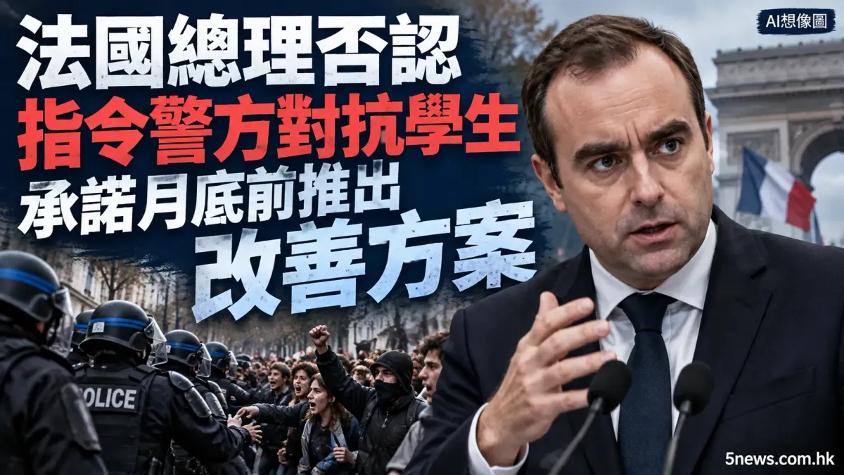 法國總理否認指令警方對抗學生 承諾月底前推出改善方案