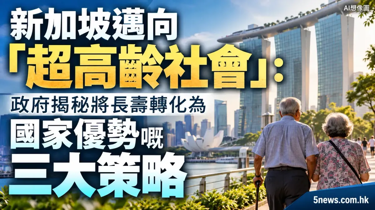 新加坡邁向「超高齡社會」：政府揭秘將長壽轉化為國家優勢嘅三大策略