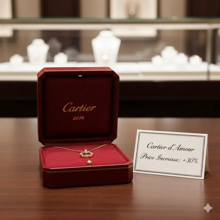 Cartier|日本 Cartier 2026 加價拆解 d’Amour 狂升三成 日圓跌穿 0.049 都唔平，香港人仲值唔值得飛去買？設計圖片