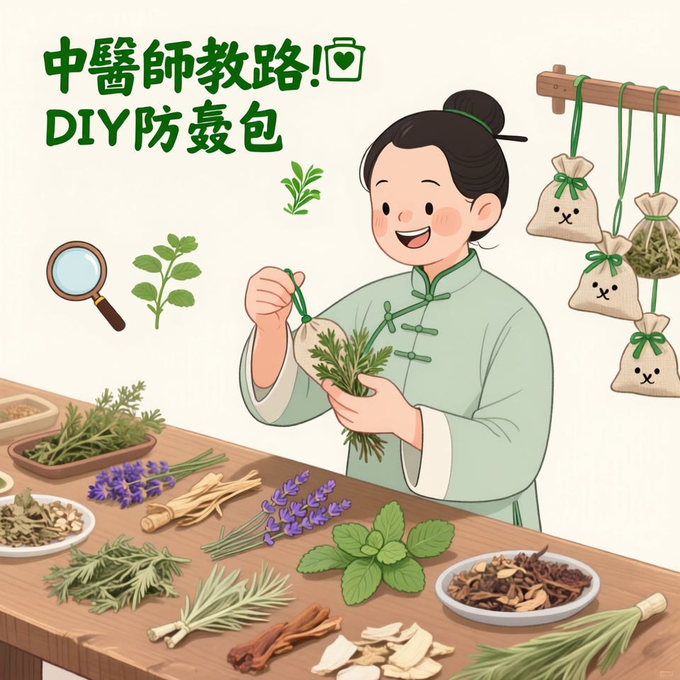 天然驅蚊 中醫師教DIY有效防蚊包🌿