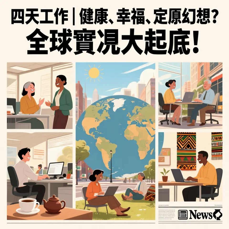 四天工作|健康、幸福、定係幻想？ 全球實況大起底！📰