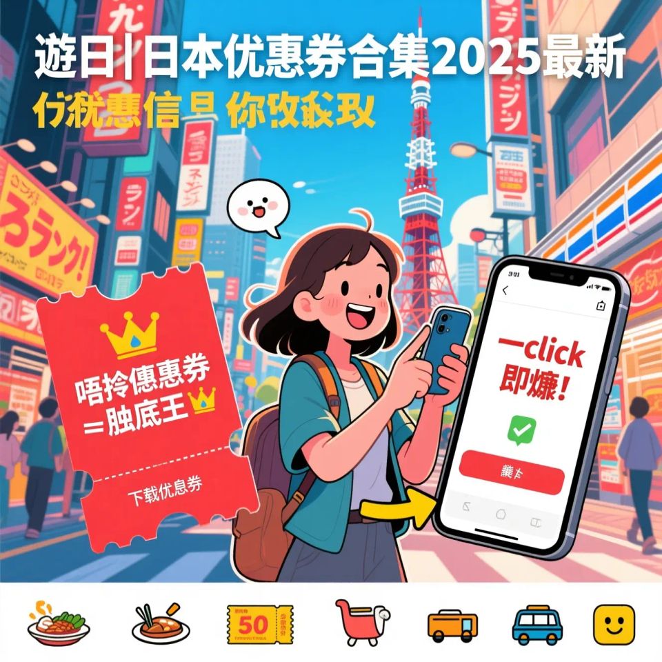 遊日|日本優惠券合集2025最新 唔拎優惠券＝蝕底王👑！附折扣券下載📲，一click即慳！(20250916更新)