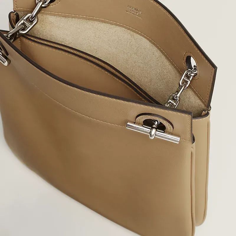 Hermès|Poche Cliquetis HK$60,700 與 Aline Mini 全皮版的設計與定位比較