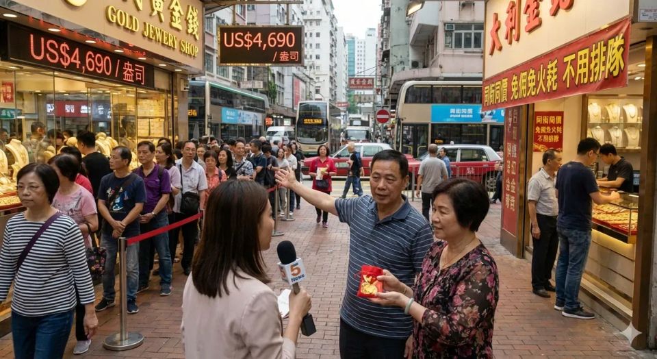 金價高位街訪|佐敦同街同價回收，寧願排隊都唔即時成交？