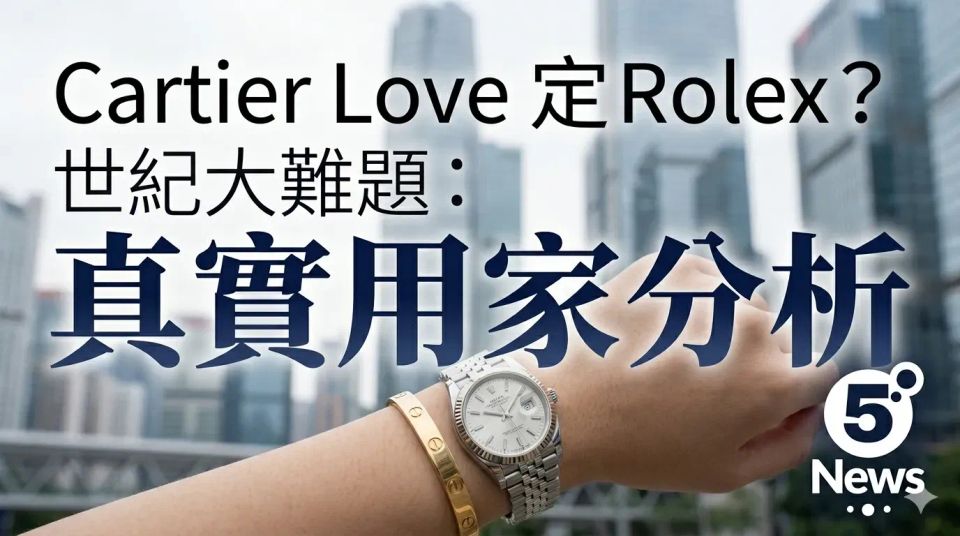 Cartier| Love 鈪定Rolex？ 世紀大難題：真實用家分析
