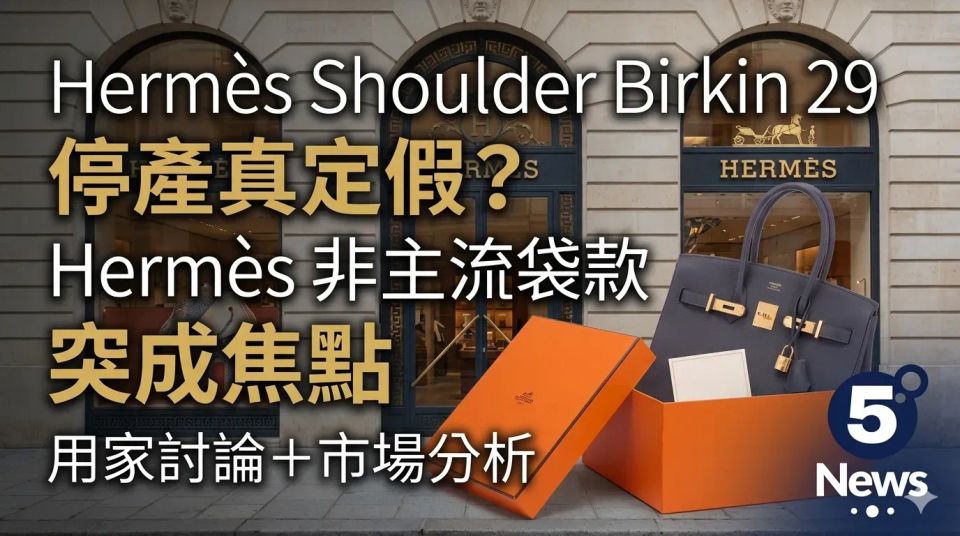 Hermès｜ Shoulder Birkin 29 停產真定假？Hermès 非主流袋款突成焦點 用家討論＋市場分析