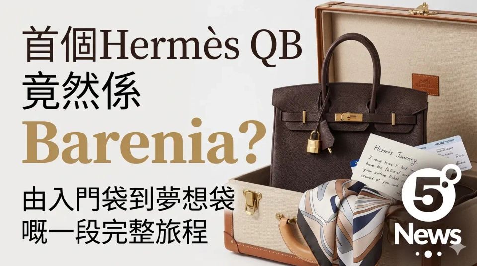 Hermès｜ 首個 QB 竟然係 Barenia？由入門袋到夢想袋嘅一段完整旅程