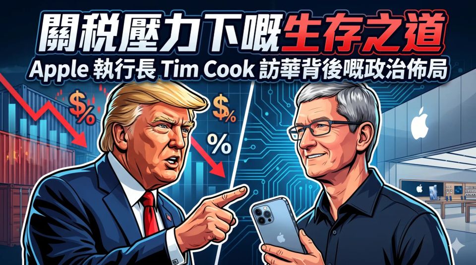 關稅壓力下嘅生存之道：Apple 執行長 Tim Cook 訪華背後嘅政治佈局