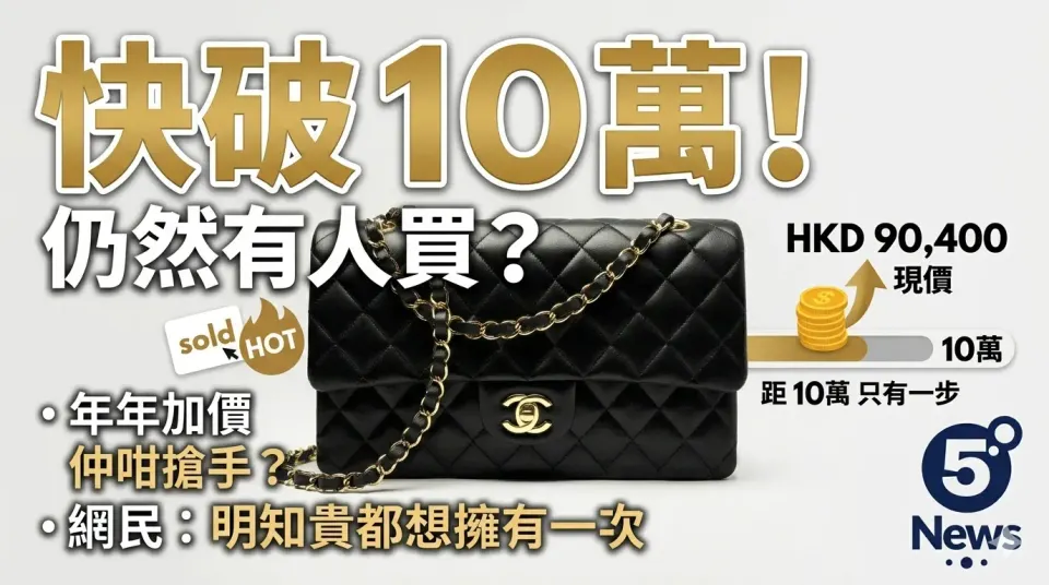 CHANEL｜ Classic Flap 快破10萬仍然有人買？網民：明知貴都想擁有一次