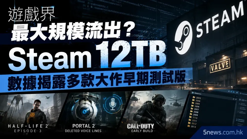 遊戲界最大規模流出？Steam 12TB 數據揭露多款大作早期測試版