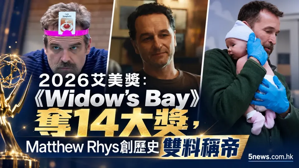 2026艾美獎：《Widow's Bay》奪14大獎，Matthew Rhys創歷史雙料稱帝
