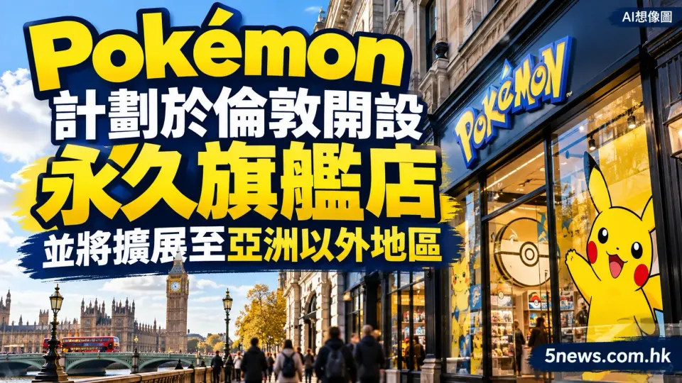 Pokémon 計劃於倫敦開設永久旗艦店 並將擴展至亞洲以外地區