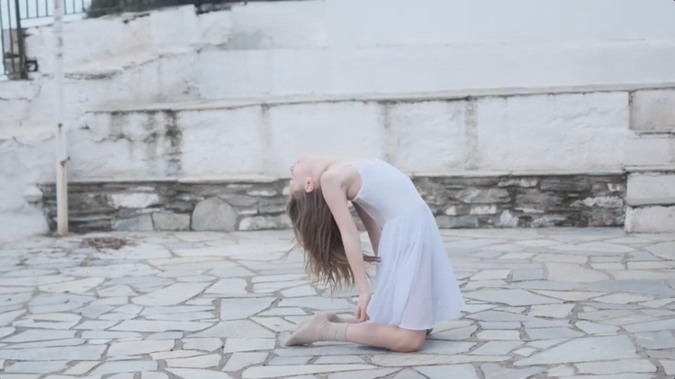 Dancing in Skopelos - Agios Ioannis and Velanio Beach (modern dance performance).