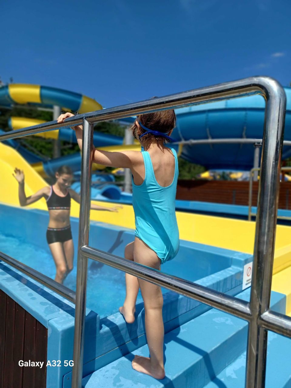 We tested a new outdoor pool!