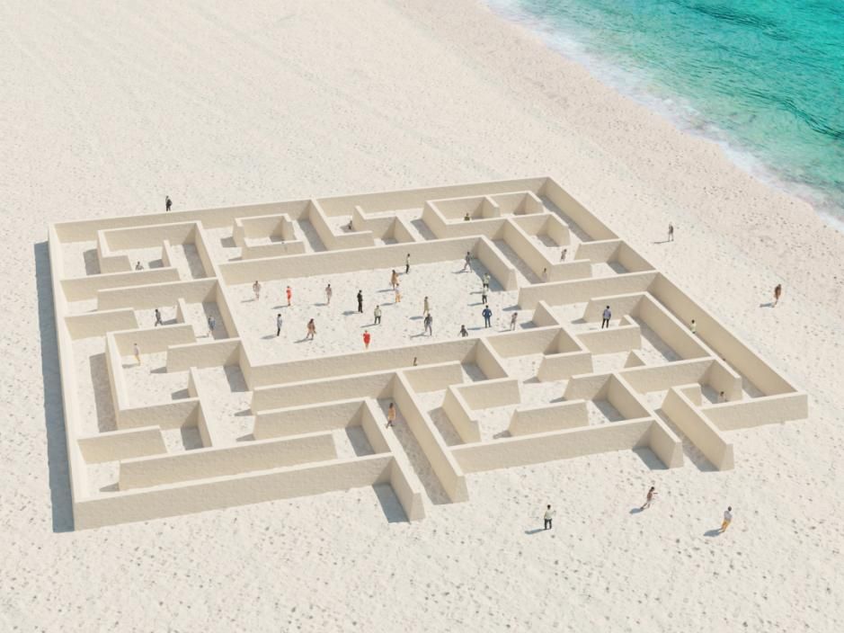 Faena Announces 2023 Art Installation: Stone-Cast Tech Moguls + Beachside AI