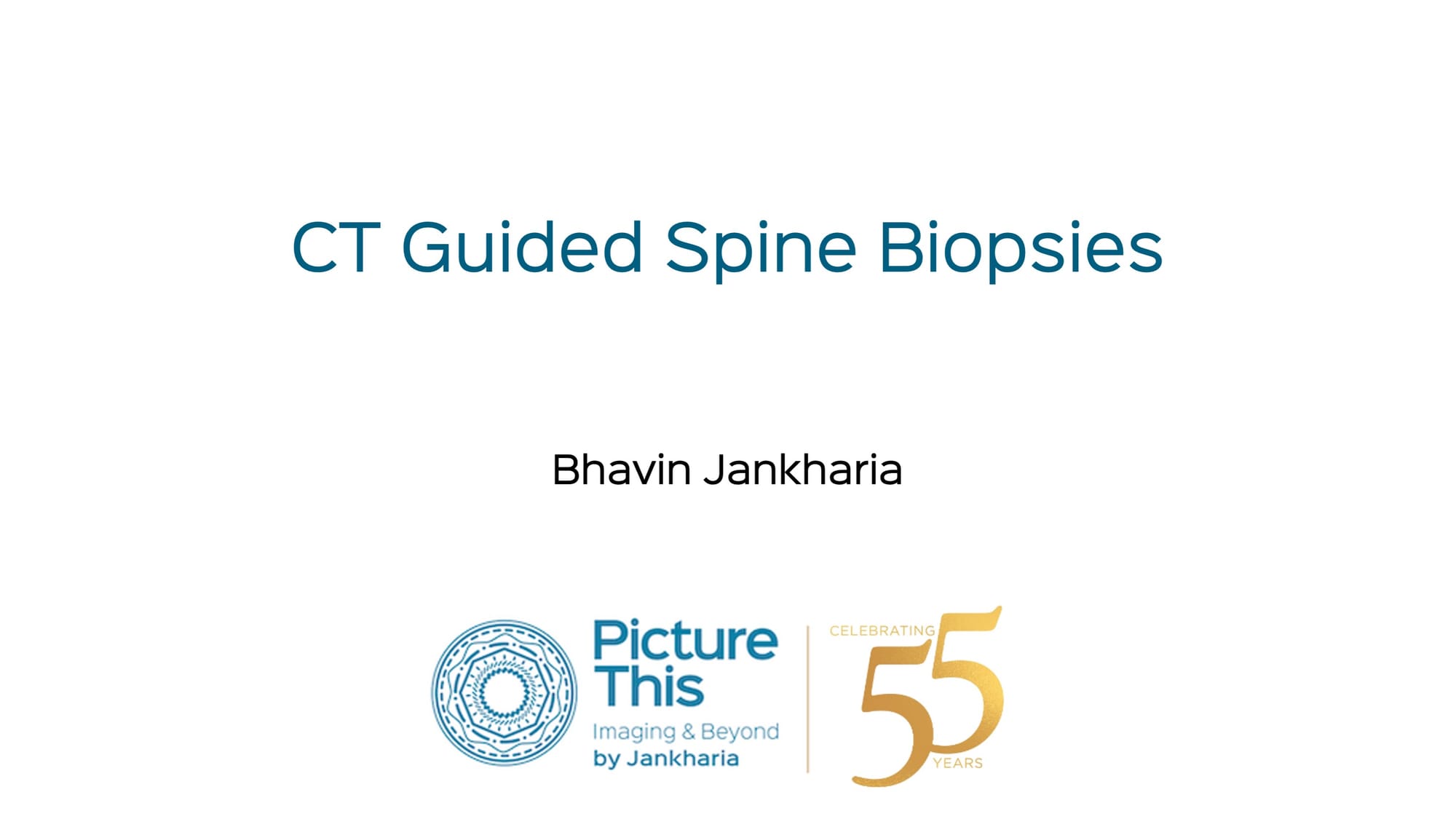 Lecture - CT Guided Spine Biopsies