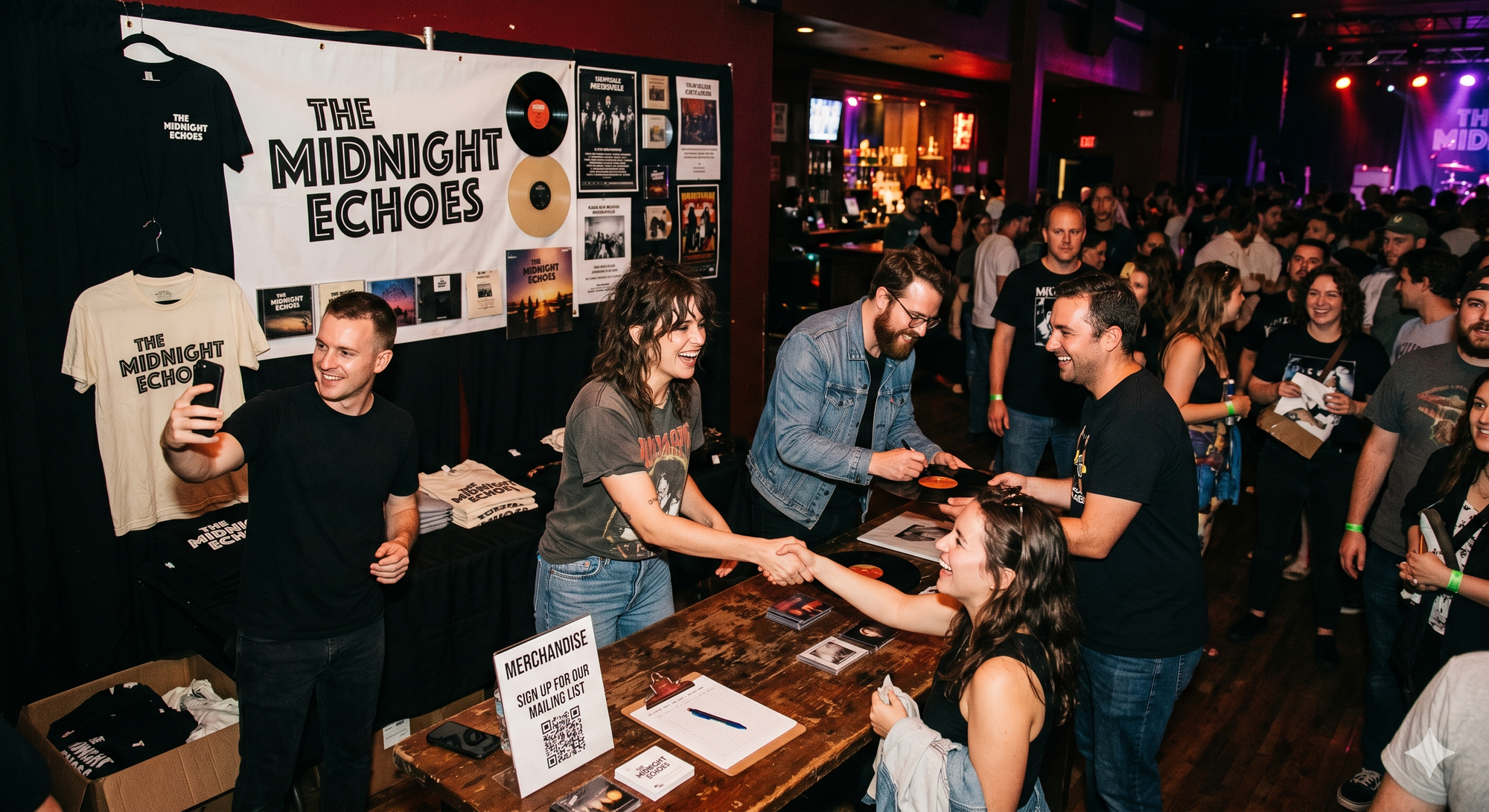 Merch table - What Bands Should Always Do After a Gig