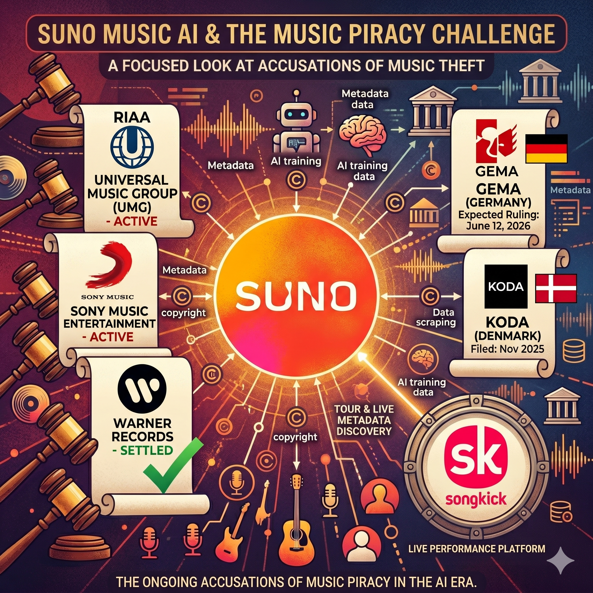 'Pirate' Suno Now Controls Your Songkick Data