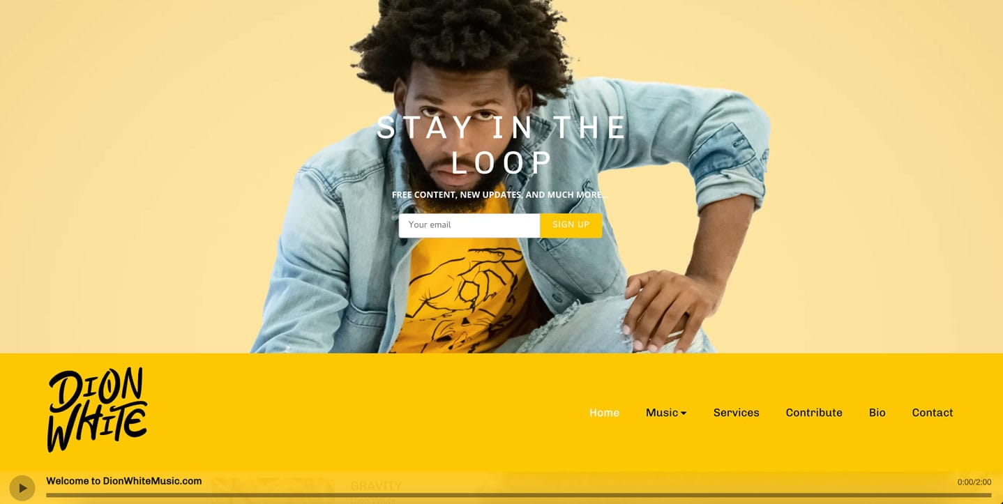 A list of 20 best band websites, and why we love them - Dion White