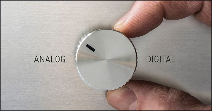 Rotary knob ANALOG or DIGITAL