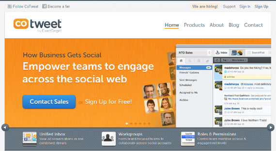 cotweet home page