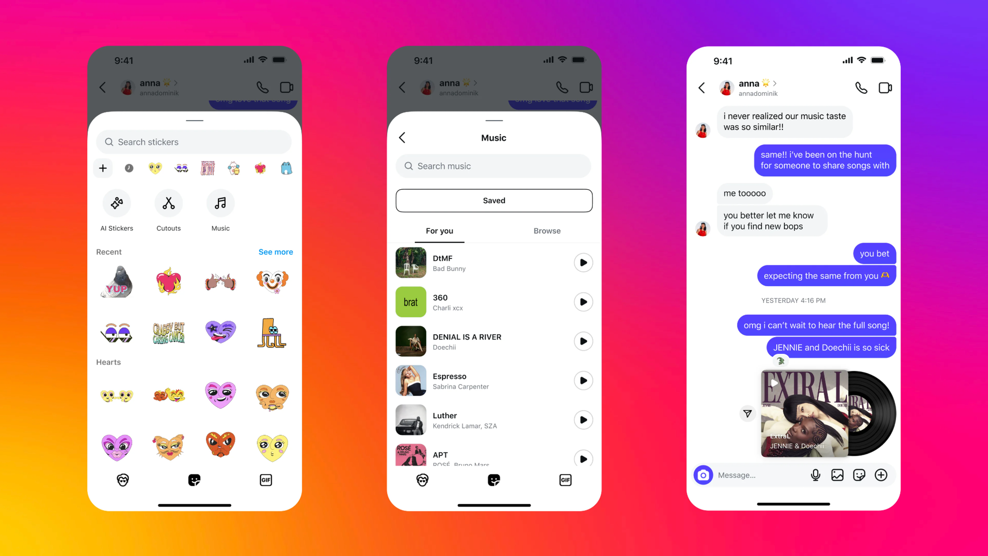 marketing music on Instagram