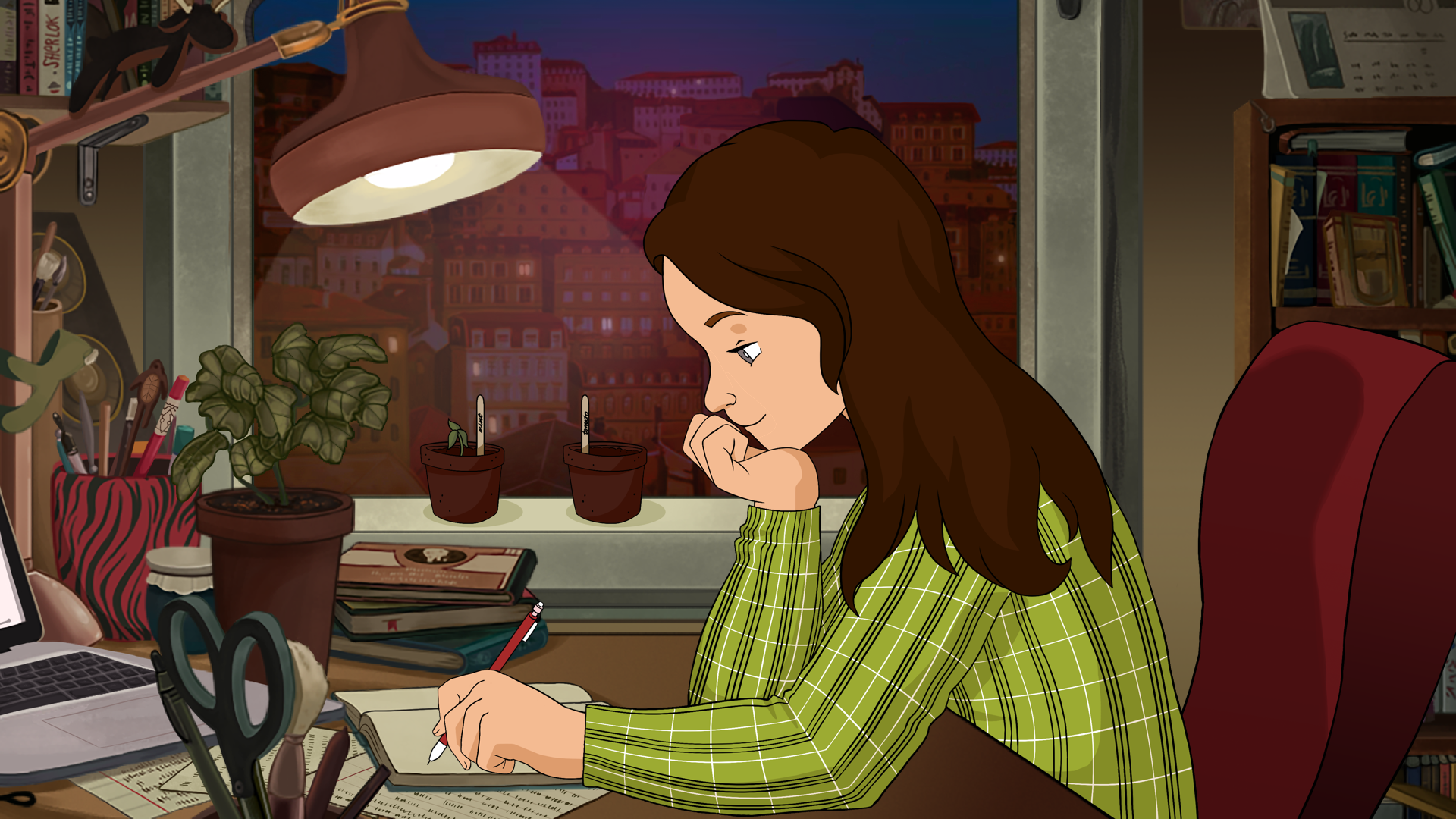 Lofi avatar of the author made in the official Lofi Girl generator.