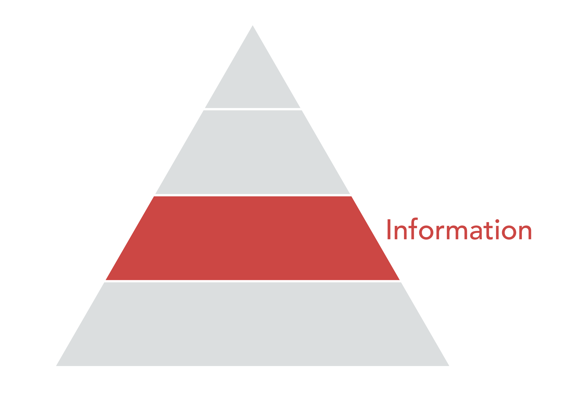 Data Pyramid, information layer.