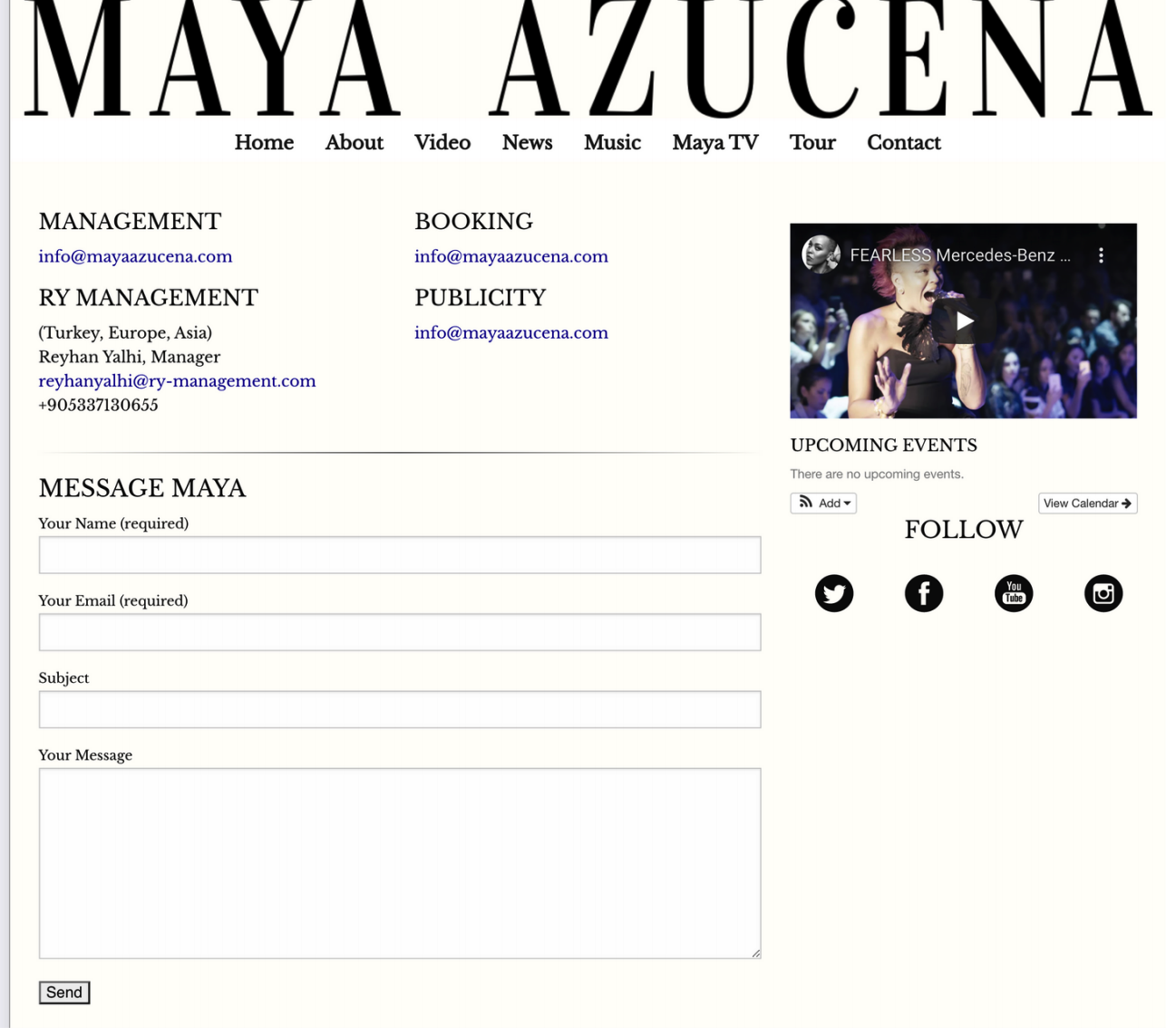 musicians website