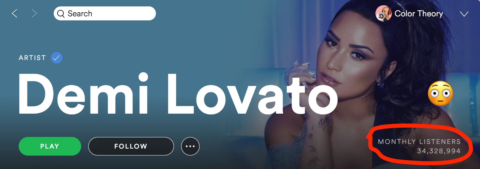 Demi Lovato on Spotify