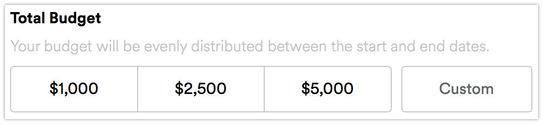 Spotify ad budget