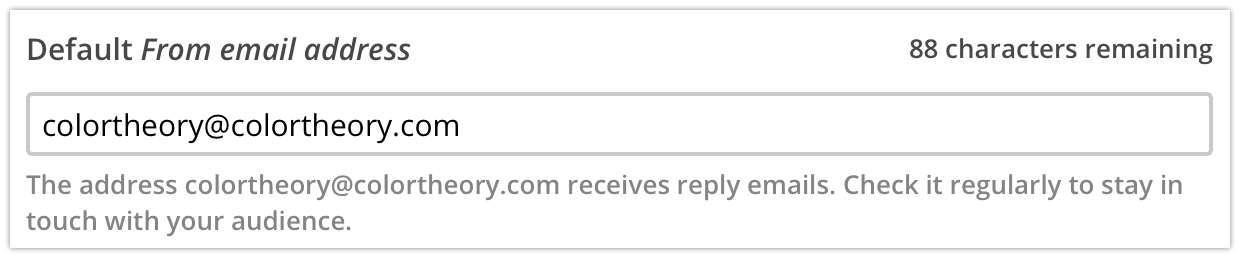 default Mailchimp
