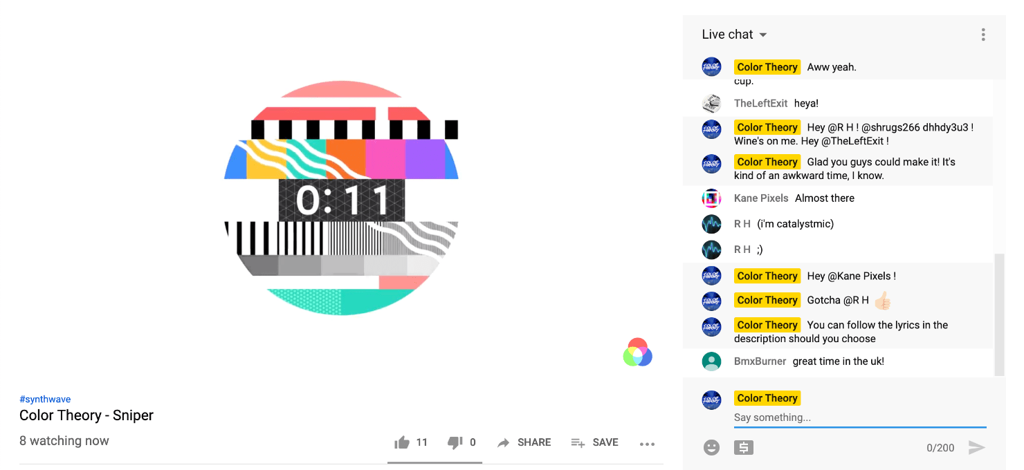 YouTube countdown