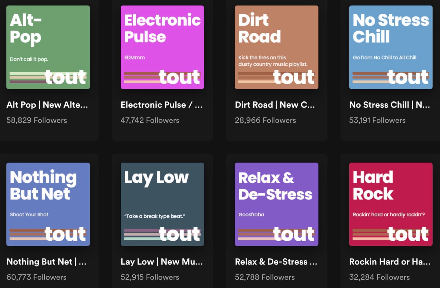Tout playlists