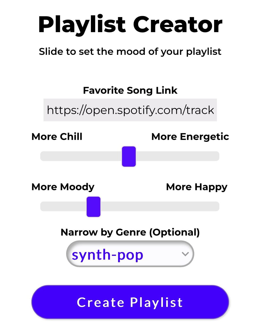 Tout Playlist Creator