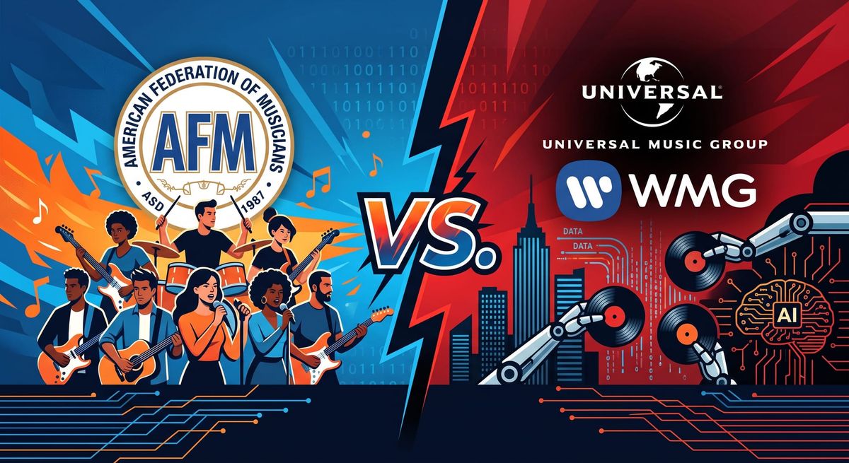 AFM Union Battles UMG and Warner Over AI Licensing Payouts