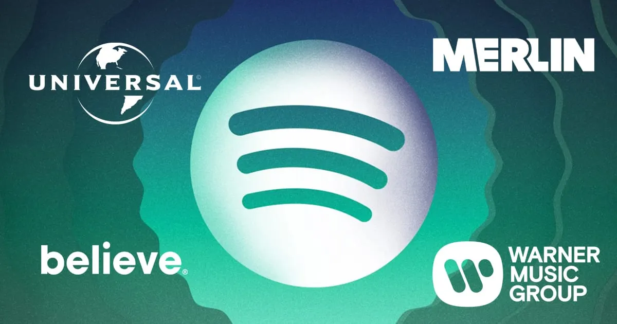 Spotify and Major Music Companies Unite to Build “Artist-First” AI Tools