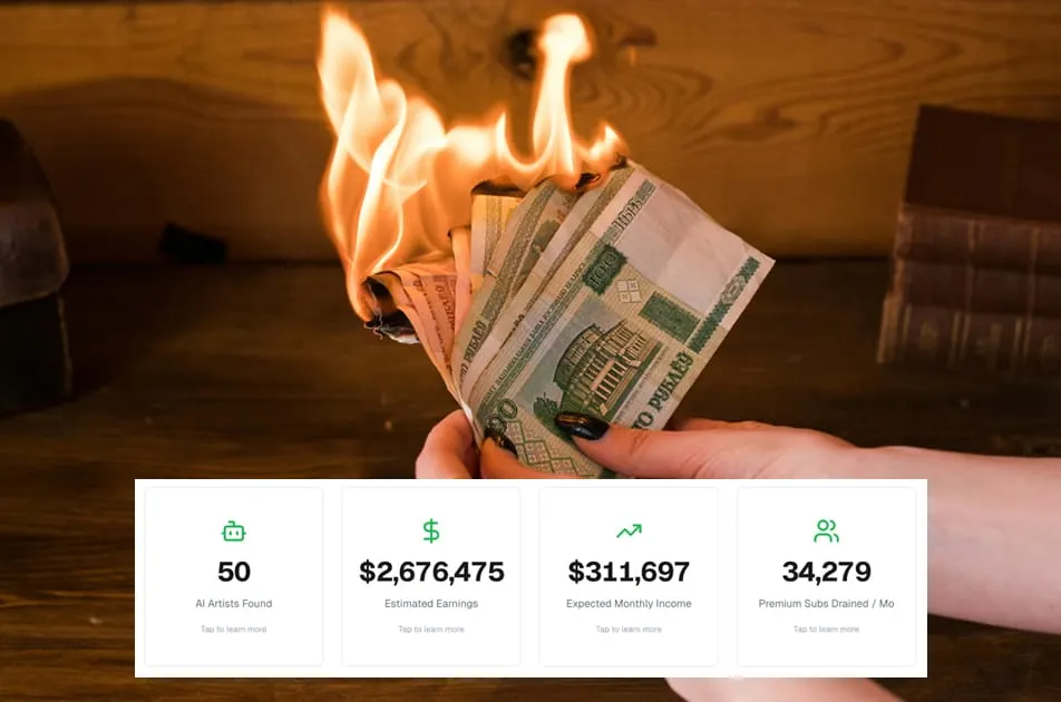 Want to Track How Much Money 'AI Slop' Drains From Artist Royalties?