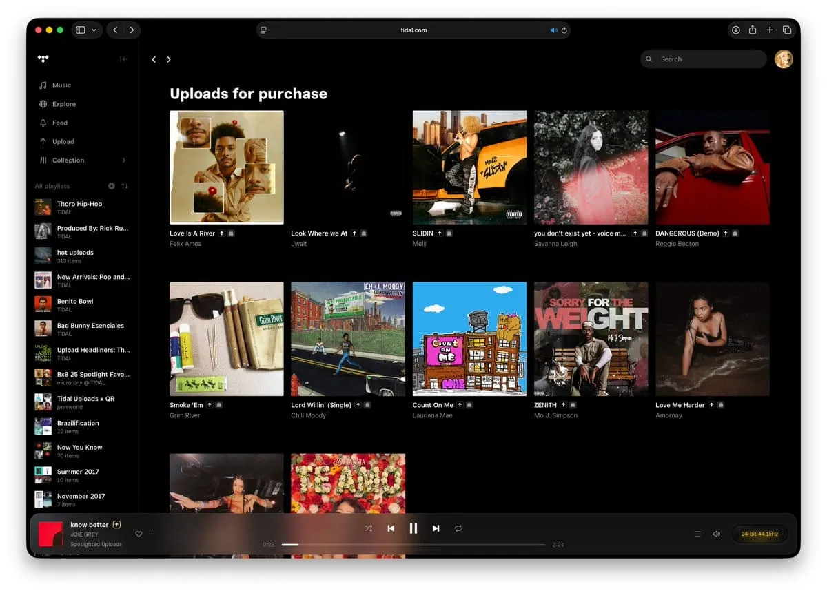 TIDAL adds Direct-to-Fan Album Download Sales