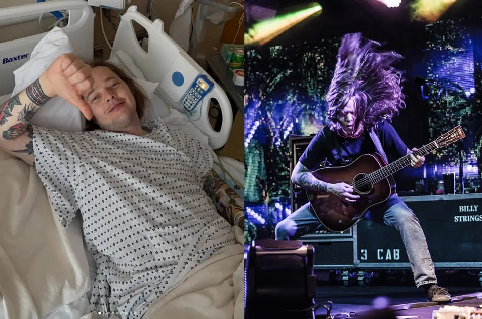 Billy Strings Takes "Break a Leg" Too Literally in Virginia.